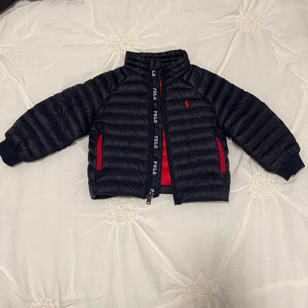 Boys Polo Lightweight Coat Size 2T In Excellent Condition